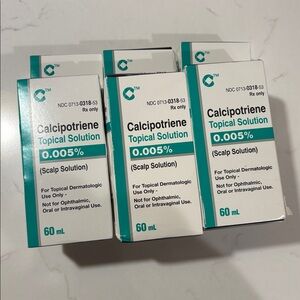 6 BOXES Calcipotriene Topical Solution 60ml